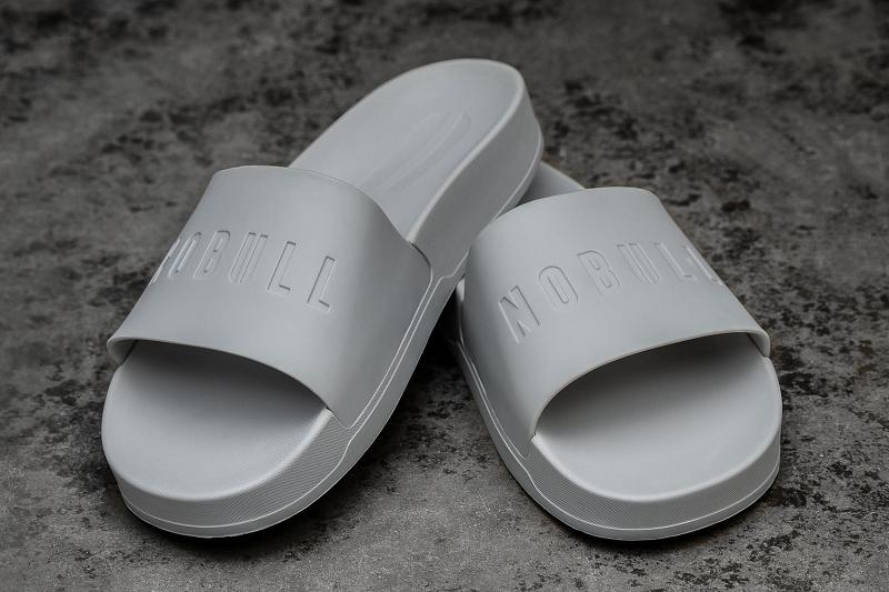 Grey Nobull Arctic Grey Slide Women's Slides | CA N1819W